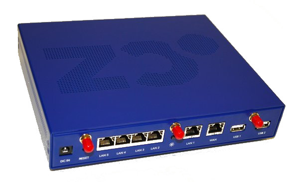 Turris router - final version, viewed from behind